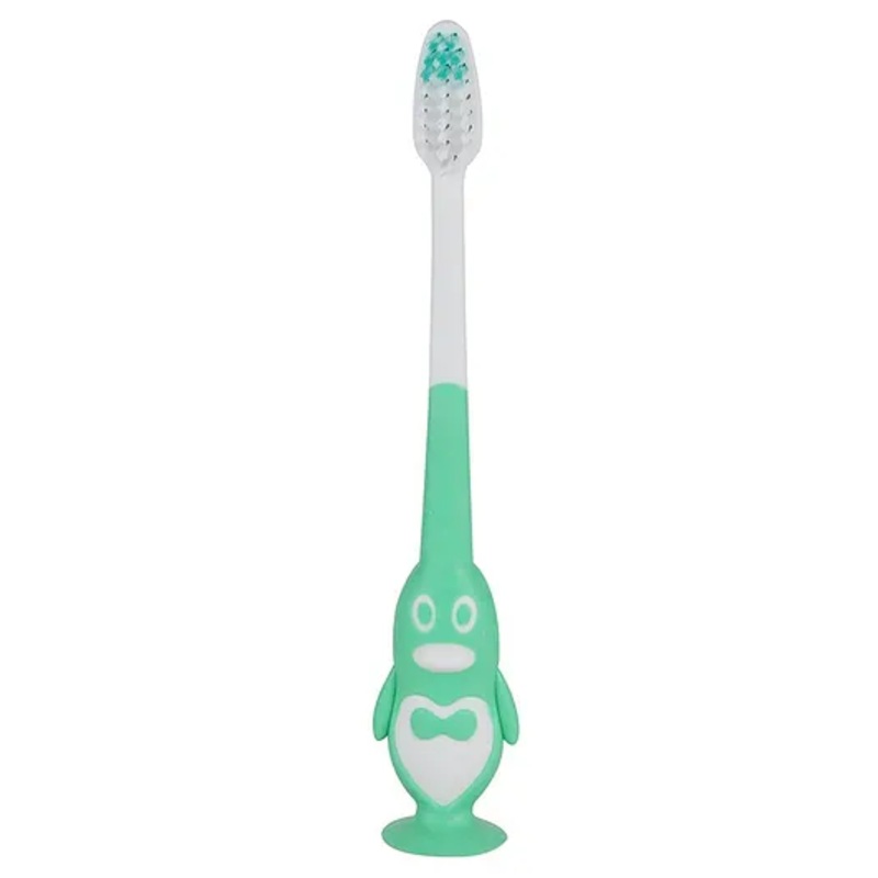 PASSION PETALS Penguin Shape Toothbrush – Green