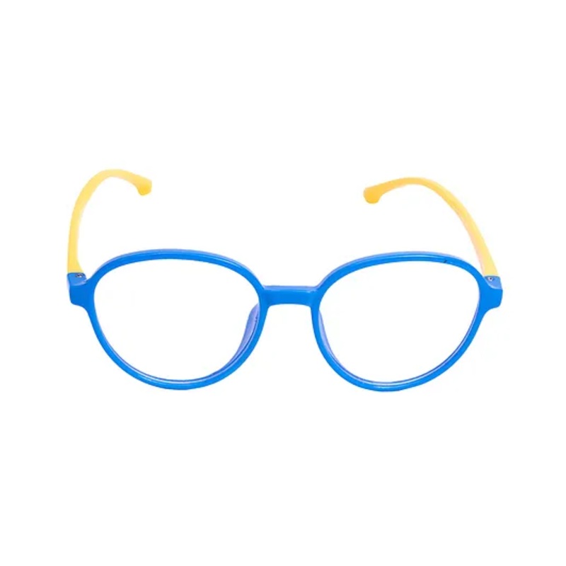 Spiky Silica Gel Oval Blue Block Frame – Blue