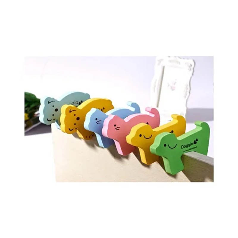 Syga Doggie Shape Door Stoppers Multicolor – Pack Of 12