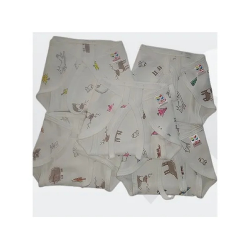 Tinycare Cloth Nappy Comfy Junior Small Set Of 5 Multicolor (Print May Vary)