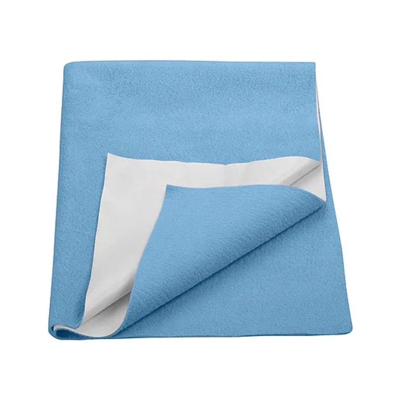 Trance Supersoft Baby Dry Sheet Quick Dry Waterproof Baby Bed Protector Sheet for Kids- Small, Sky Blue