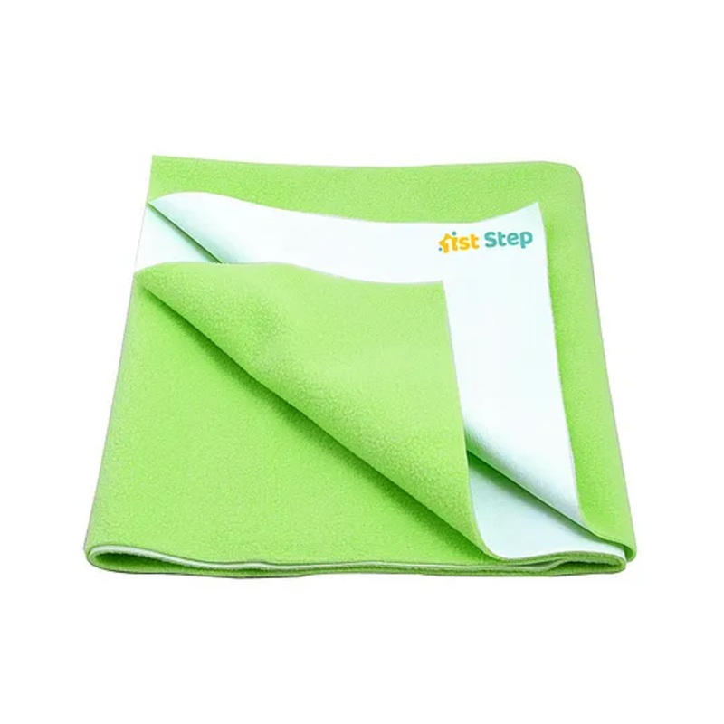 1st Step Supa Dry Extra Absorbent Dry Sheet Bed Protector Mattress Protector- Green