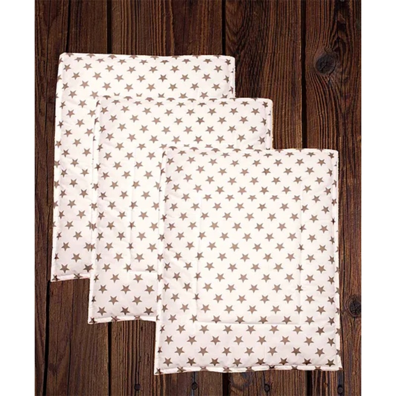 Mittenbooty Waterproof Quilted Cotton & Laminated Premium Changing Sheet Pack of 3 – Star Print Grey